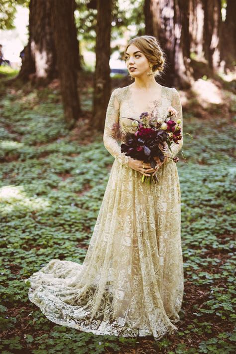 wedding dresses for a woodland.